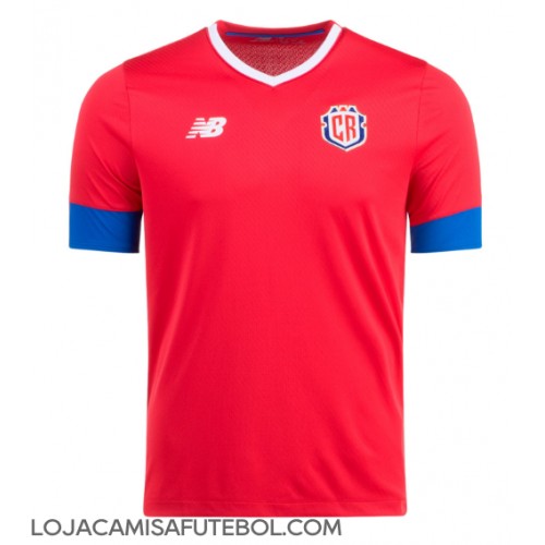 Camisa de Futebol Costa Rica Equipamento Principal Mundo 2022 Manga Curta